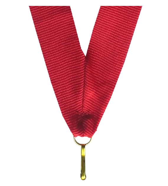 Wstążka do medali  kolor czerwony